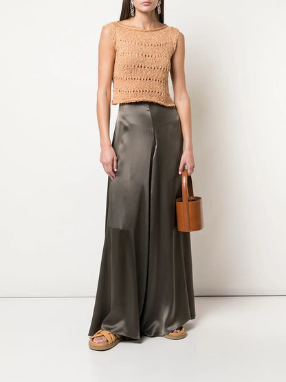Charmeuse Palazzo Trousers