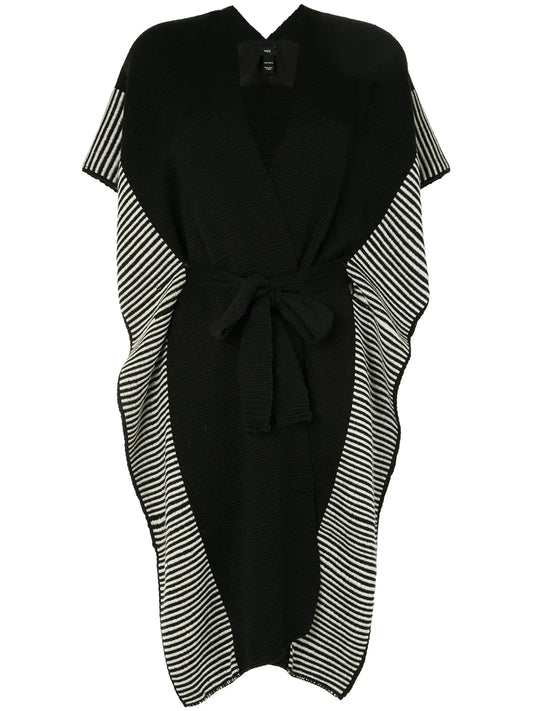 Striped Edge Knitted Kaftan