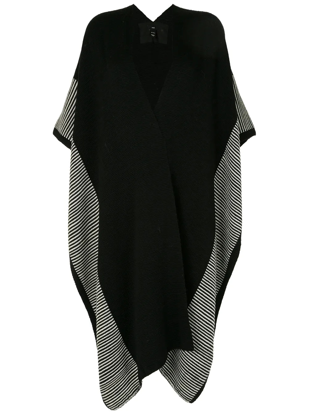 Striped Edge Long Duster