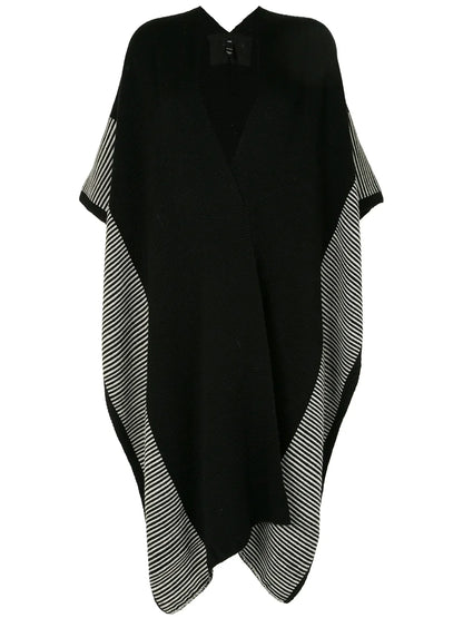 Striped Edge Long Duster