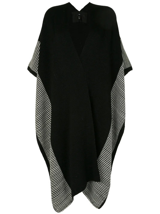 Striped Edge Long Duster