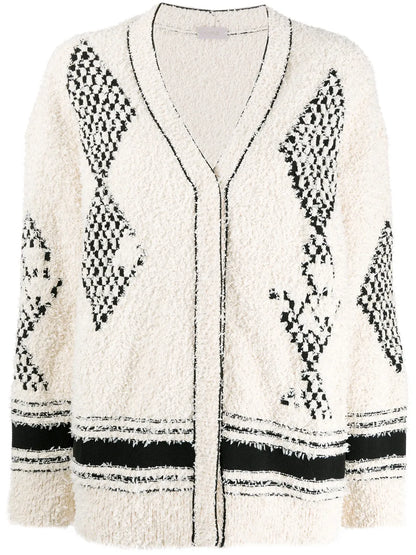 Oversized V-Neck Cardigan