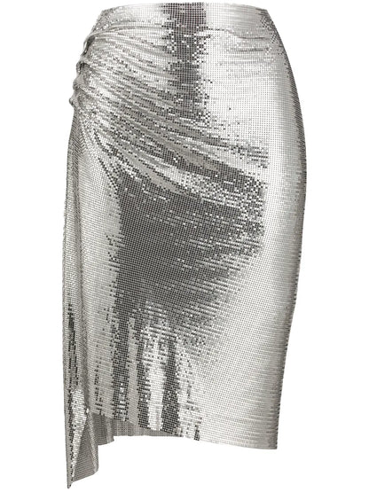 Chainmail Ruched Skirt