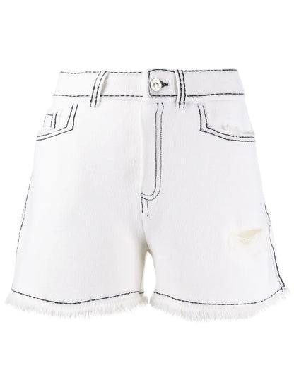 Contrast Stitch Shorts