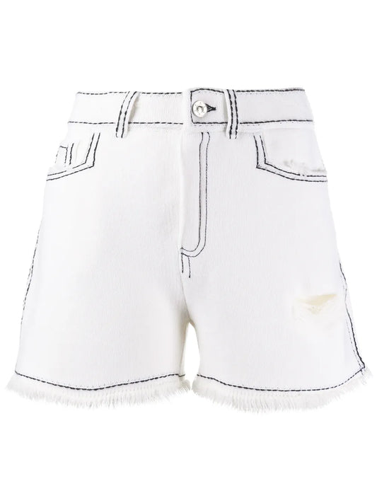 Contrast Stitch Shorts