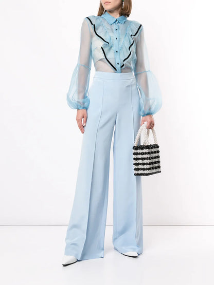 Peacock Flared Trousers