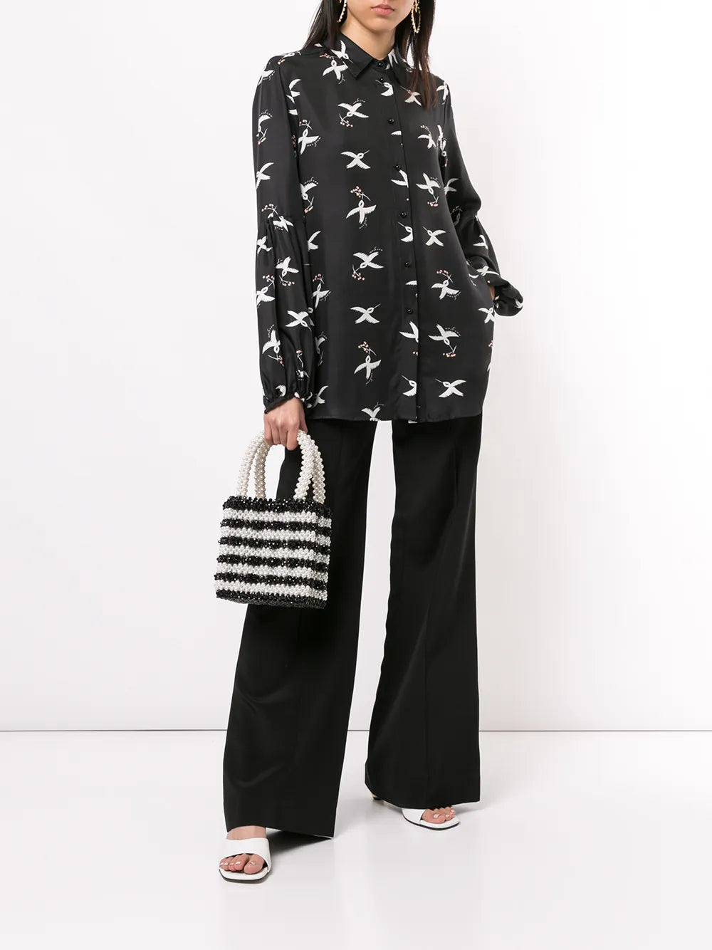 St. Clair Bird Print Blouse