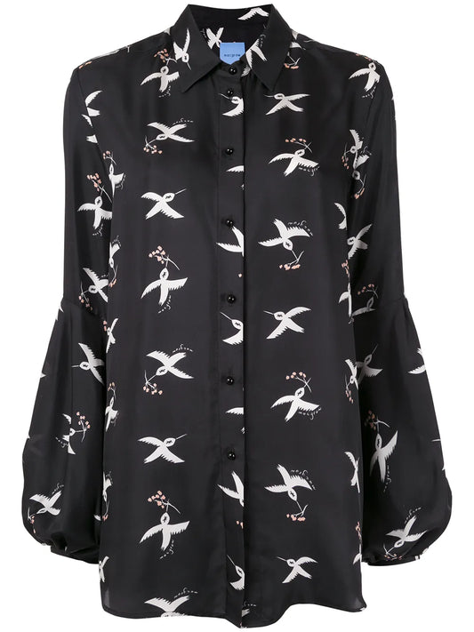 St. Clair Bird Print Blouse