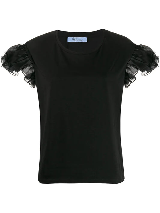 Frill Sleeve T-Shirt