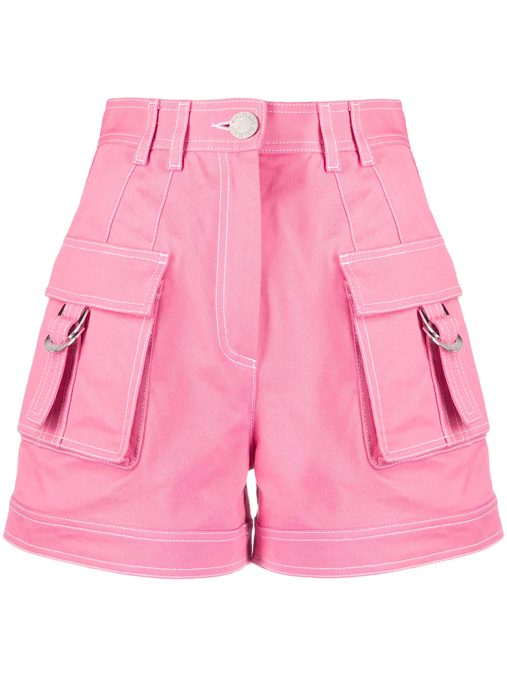 High-Waisted Cargo Shorts