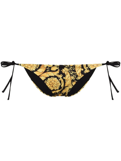 Barocco-Print Bikini Bottoms