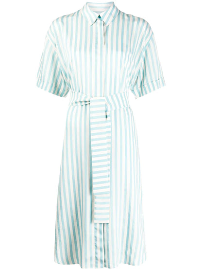 Striped Shirt Dress