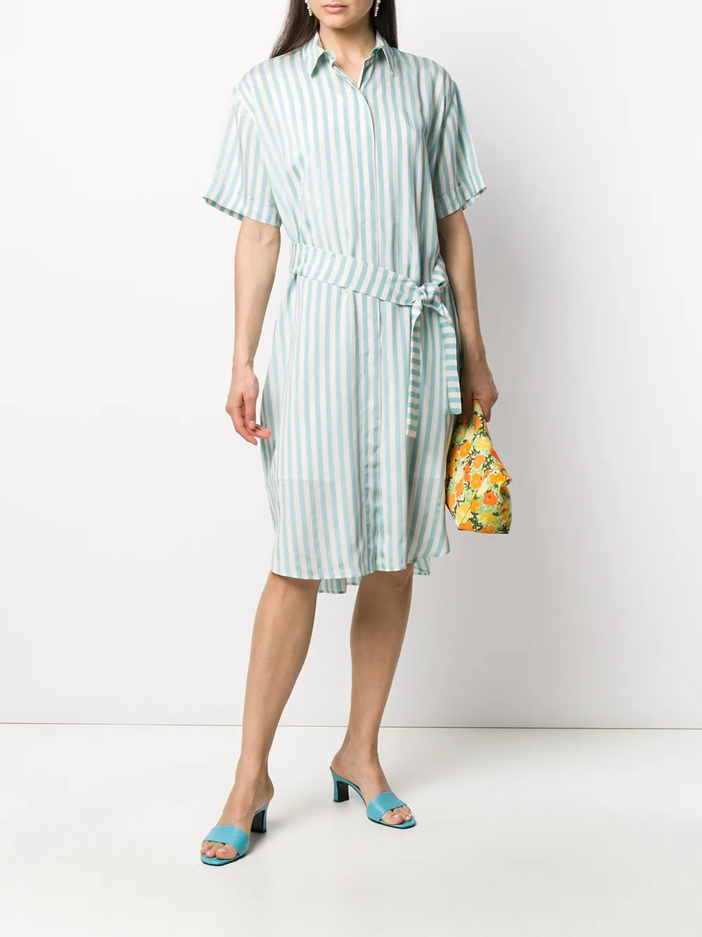 Striped Shirt Dress