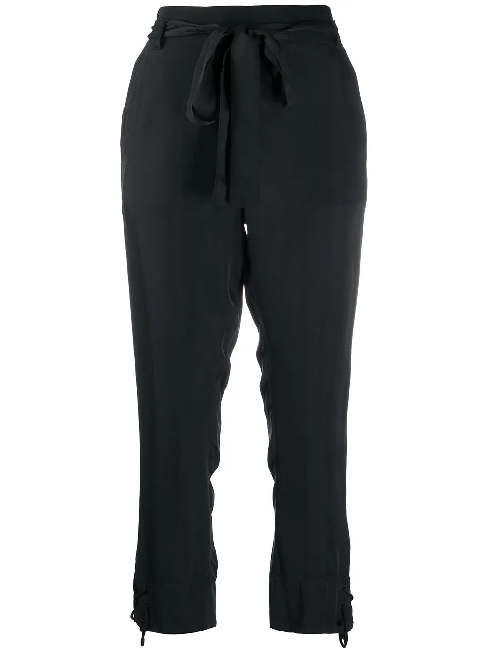 Cropped Straight-Leg Trousers