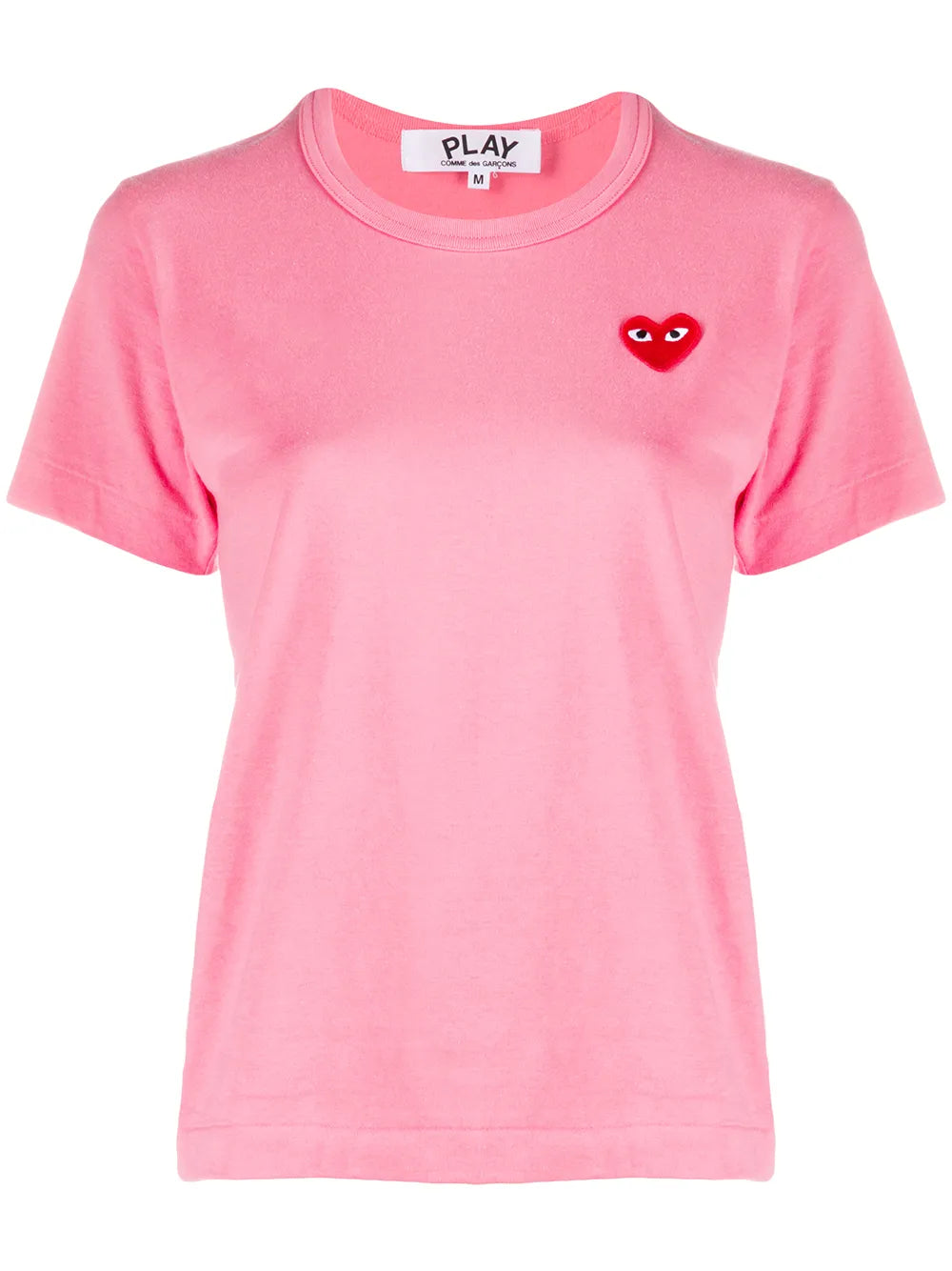 Heart-Print Crew Neck T-Shirt