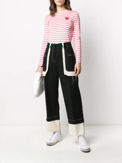 Striped Cotton Sweatshirt