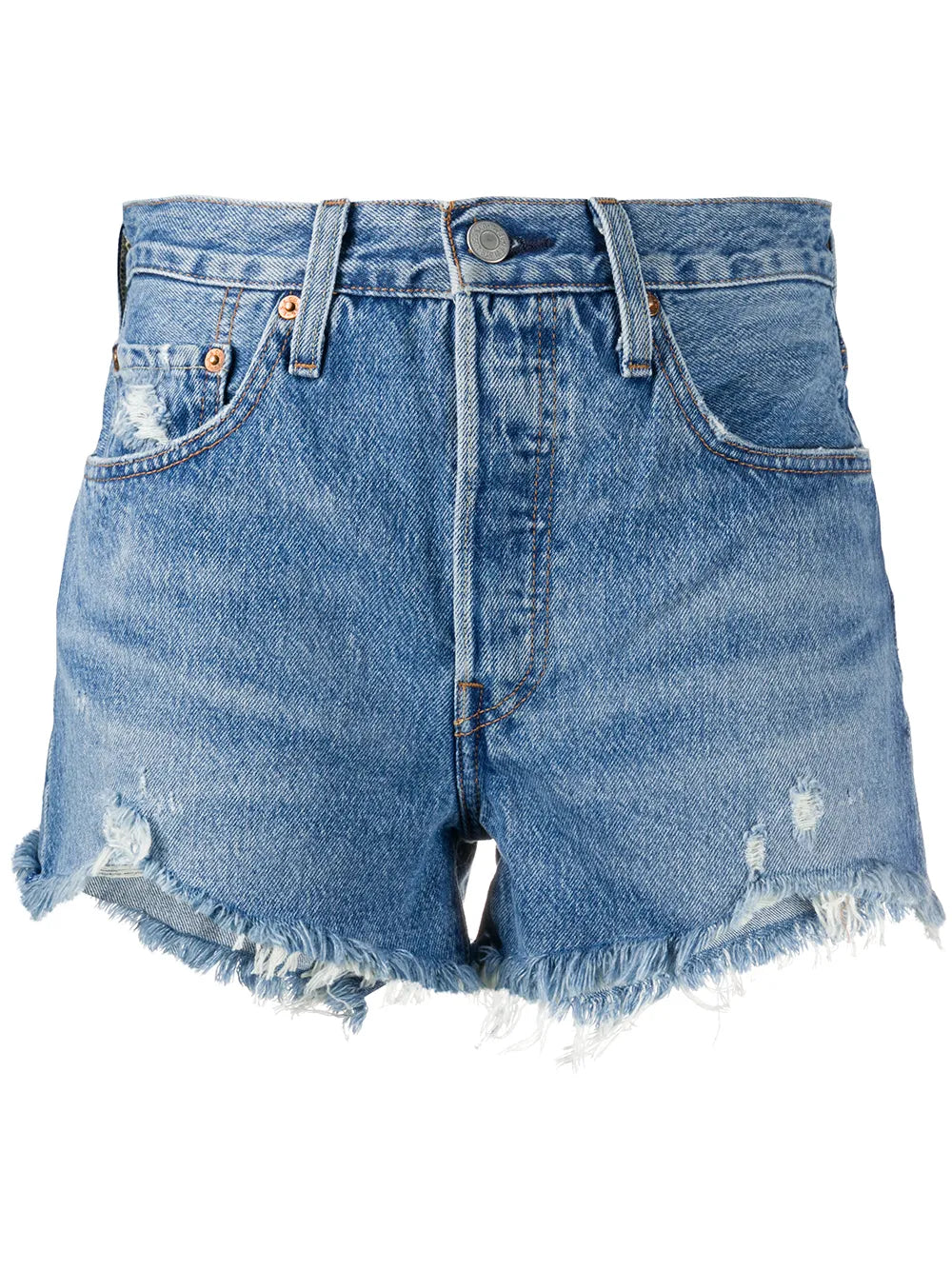 Distressed Jean Shorts