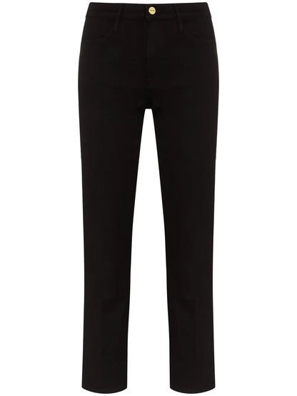 Denim Le High Straight Leg Jeans