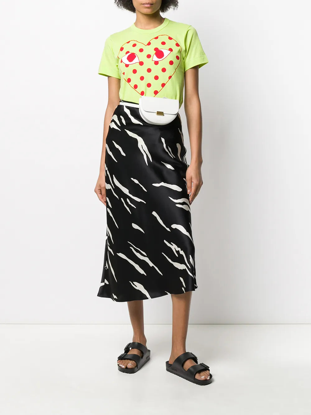 Polk-Dot Heat Print T-Shirt