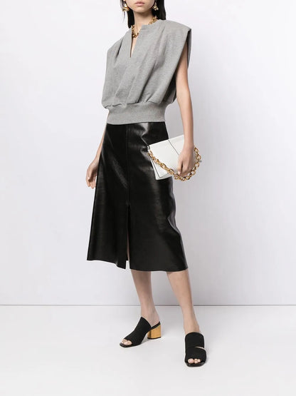 French Terry Sleeveless Top