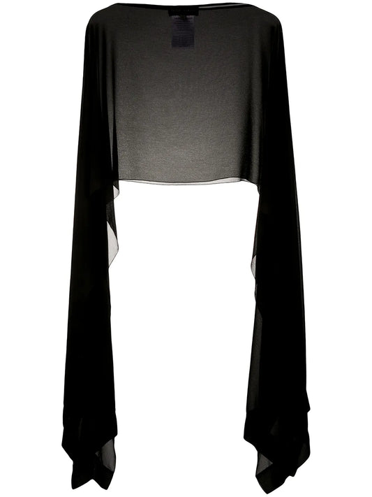Sheer Poncho Top
