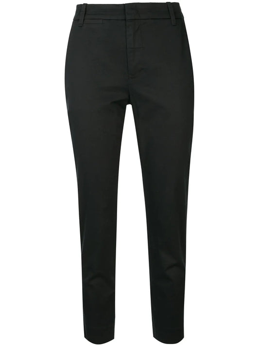 Cropped Slim-Fit Chinos