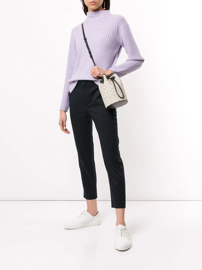 Cropped Slim-Fit Chinos