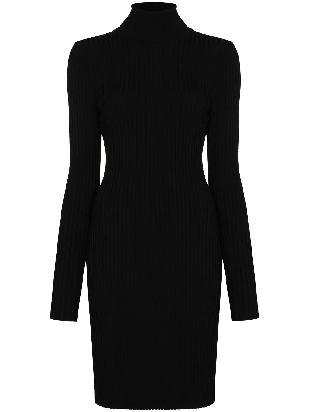 Ribbed-Knit Mini Dress