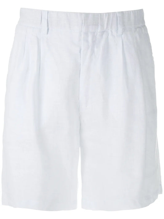Linen Pleated Shorts