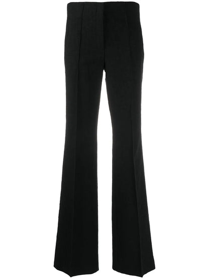 Textured Pleated Trousers
