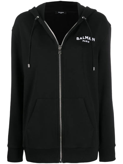Logo Zipped Hoodie
