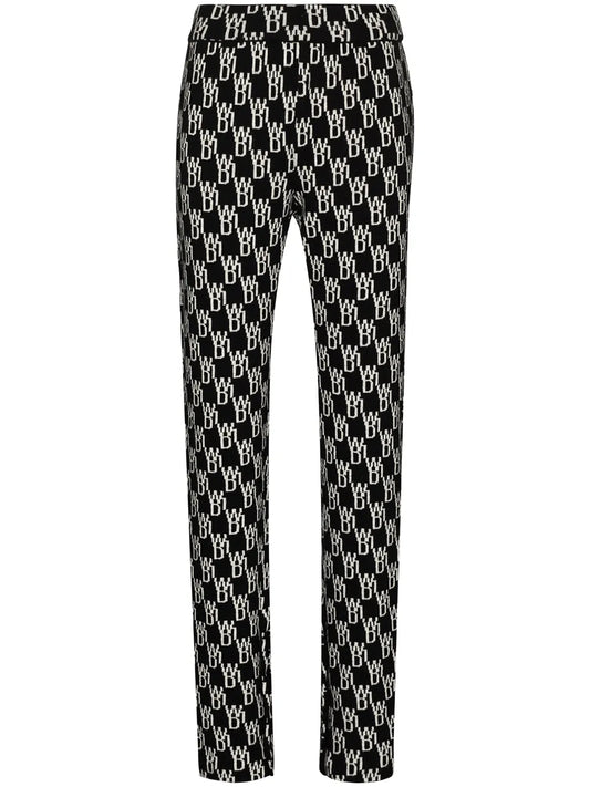 Monogram Knitted Trousers
