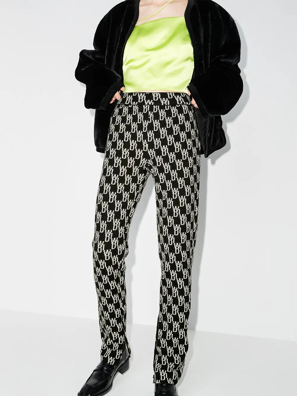 Monogram Knitted Trousers