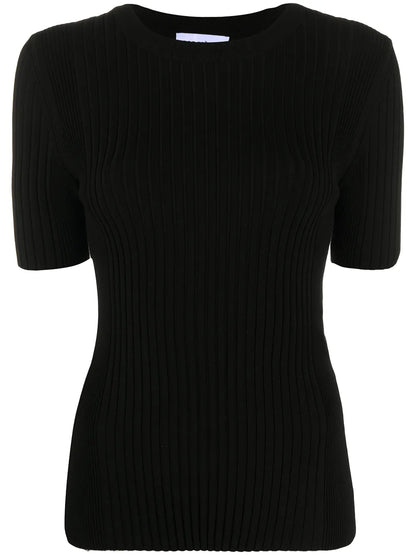 Ribbed Fitted T-Shirt