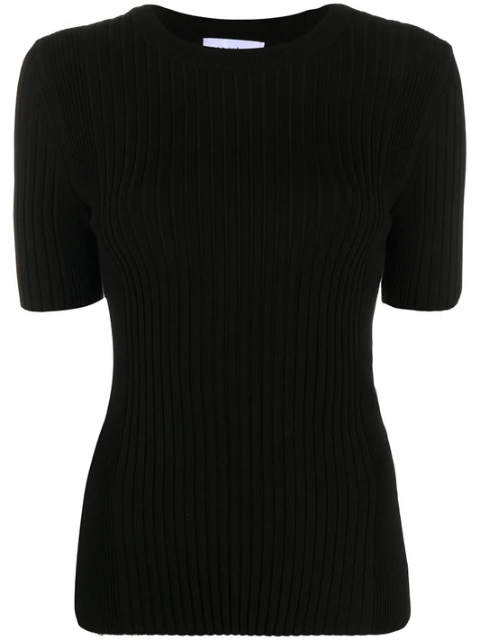 Ribbed Fitted T-Shirt