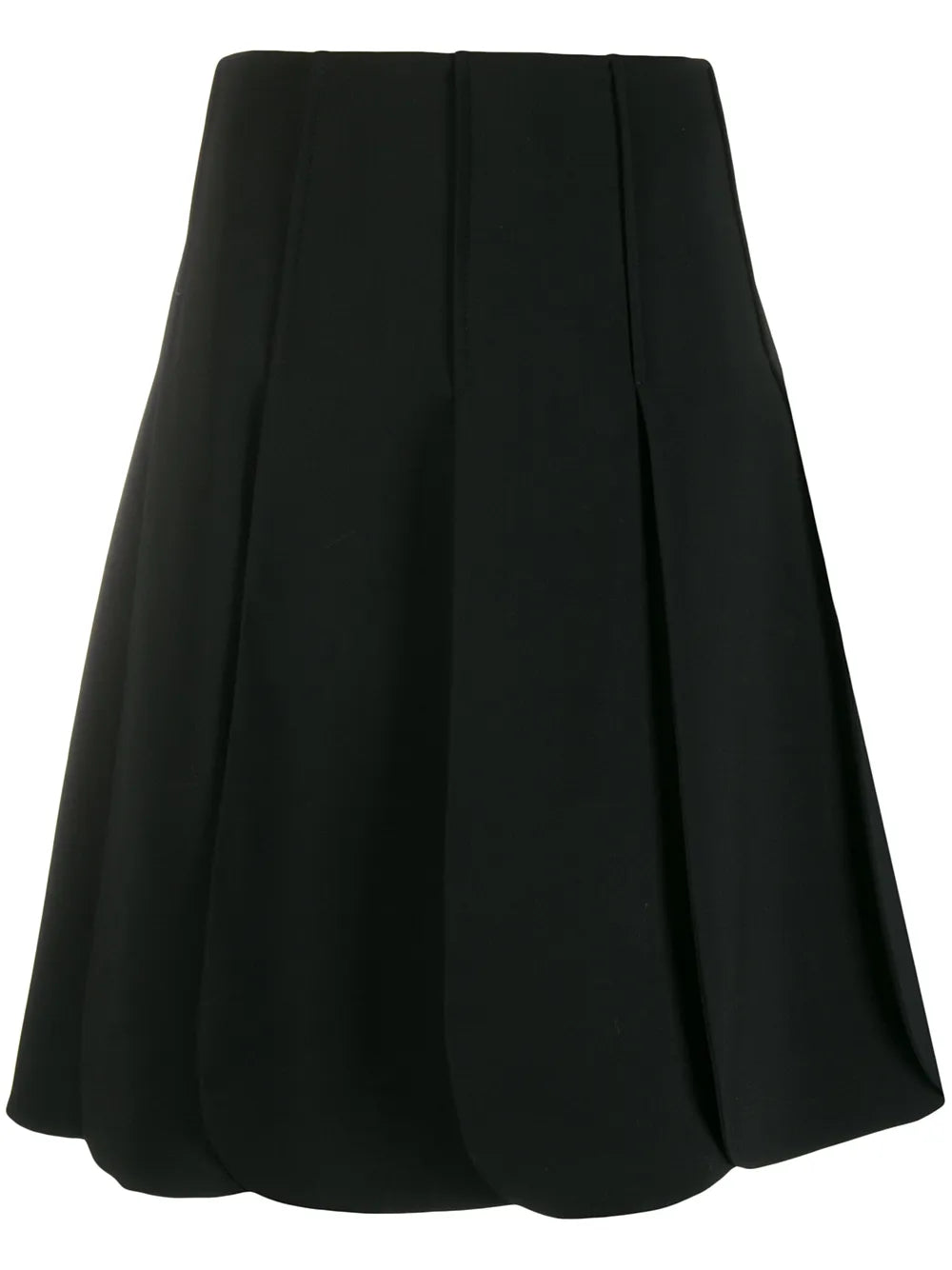 Pleated A-Line Skirt