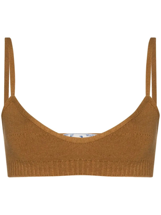 Fine-Knit Strappy Bralette