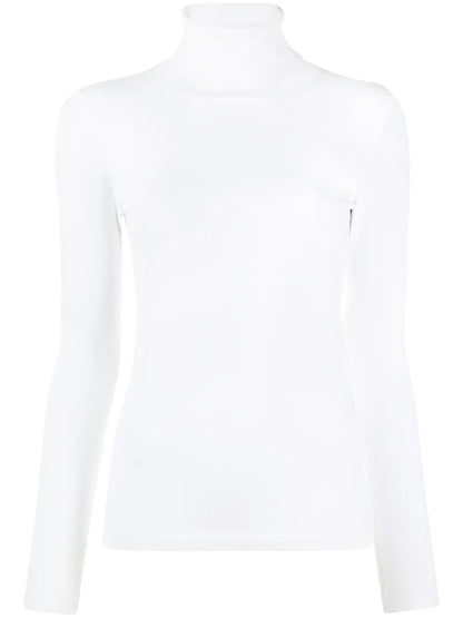 Roll-Neck Knitted Top
