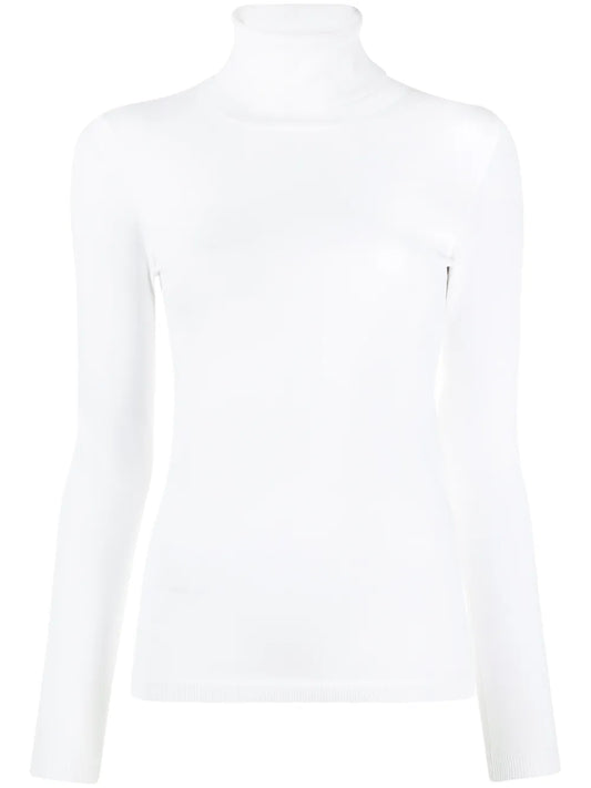 Roll-Neck Knitted Top