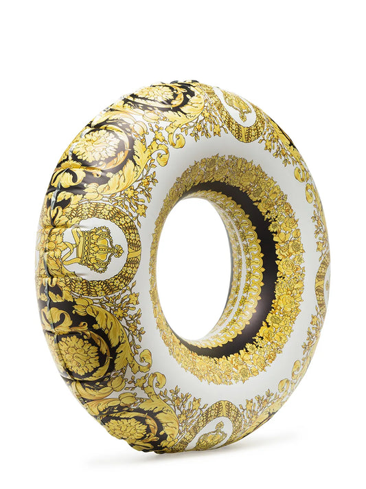 Baroque-Print Inflatable Ring