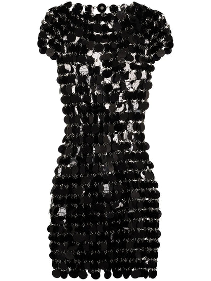 Circle Disc Mini Dress