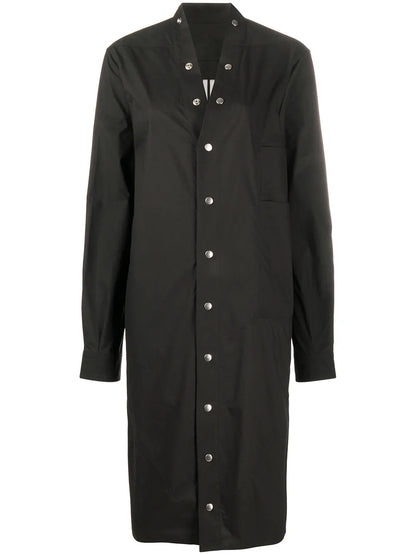 Press-Stud Shirt Dress