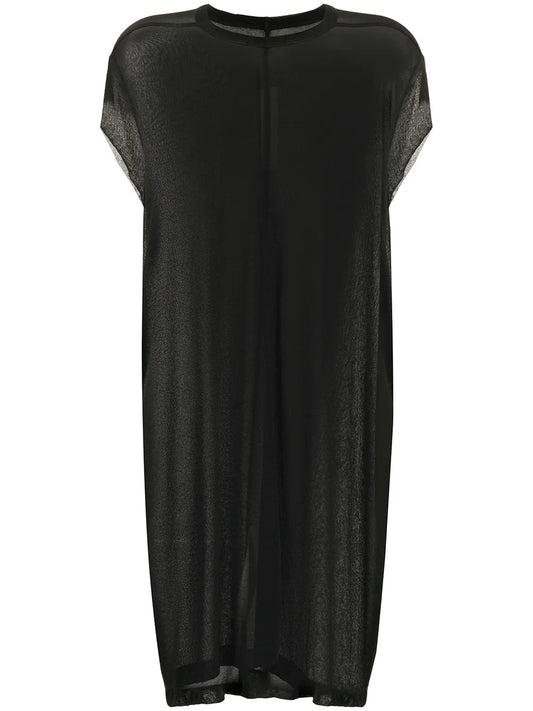 Sheer Longline T-Shirt