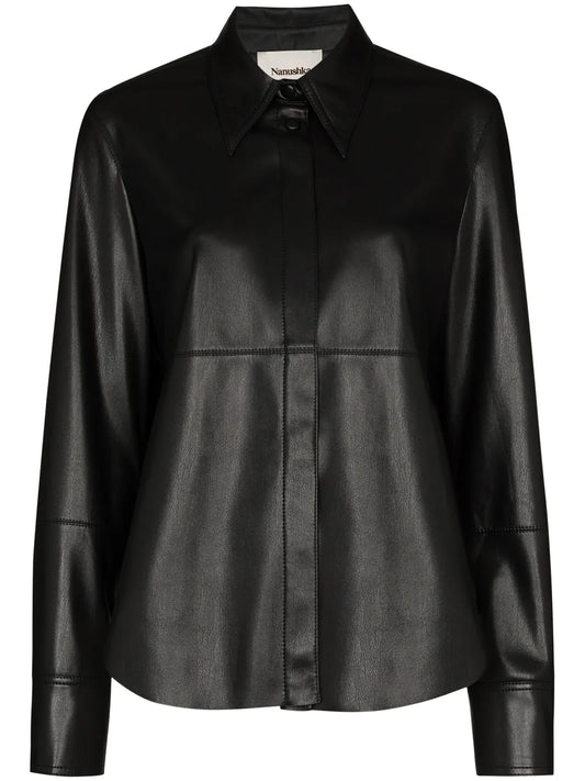 Button-Up Long-Sleeve Shirt