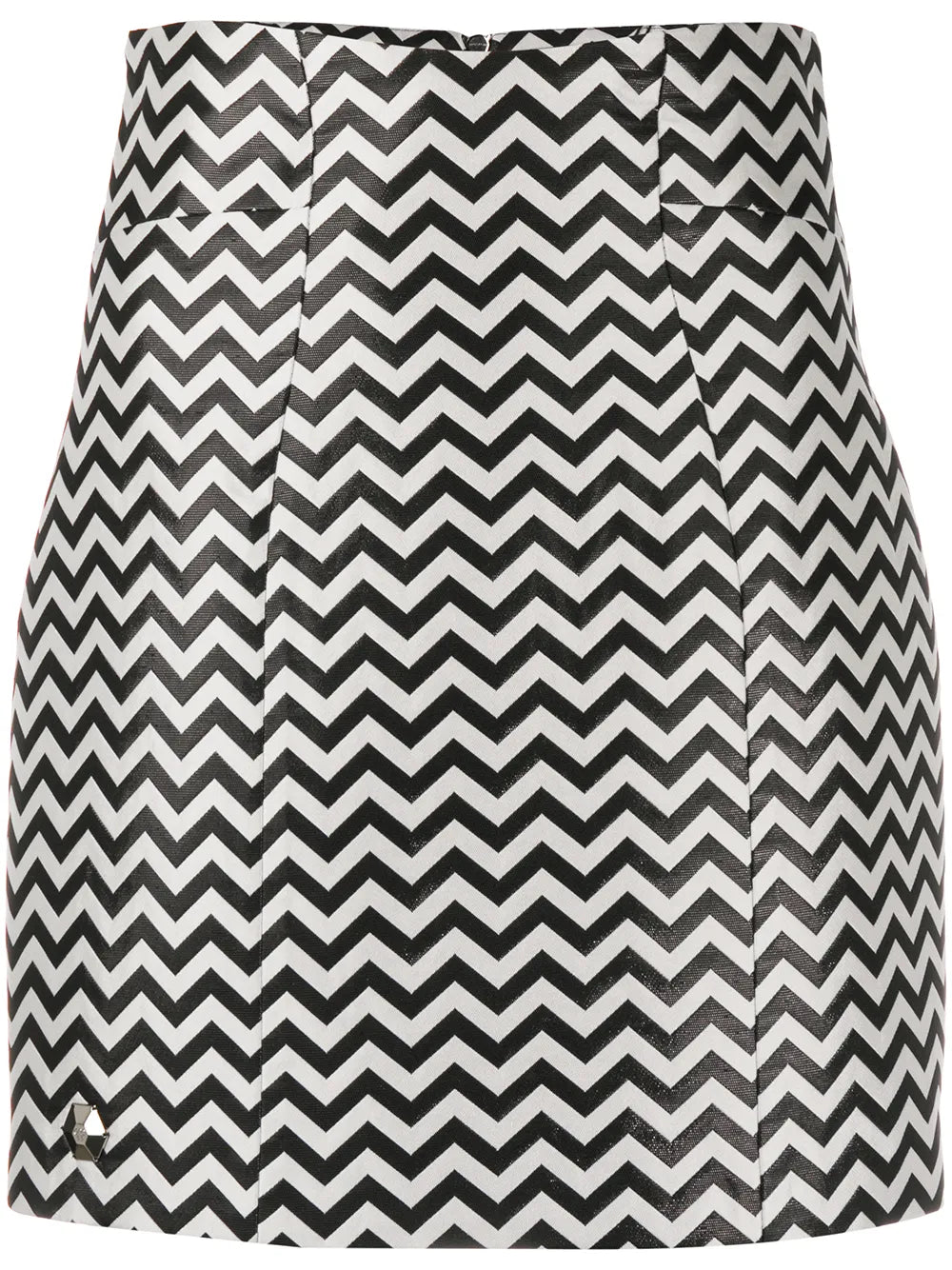 Chevron Mini Skirt