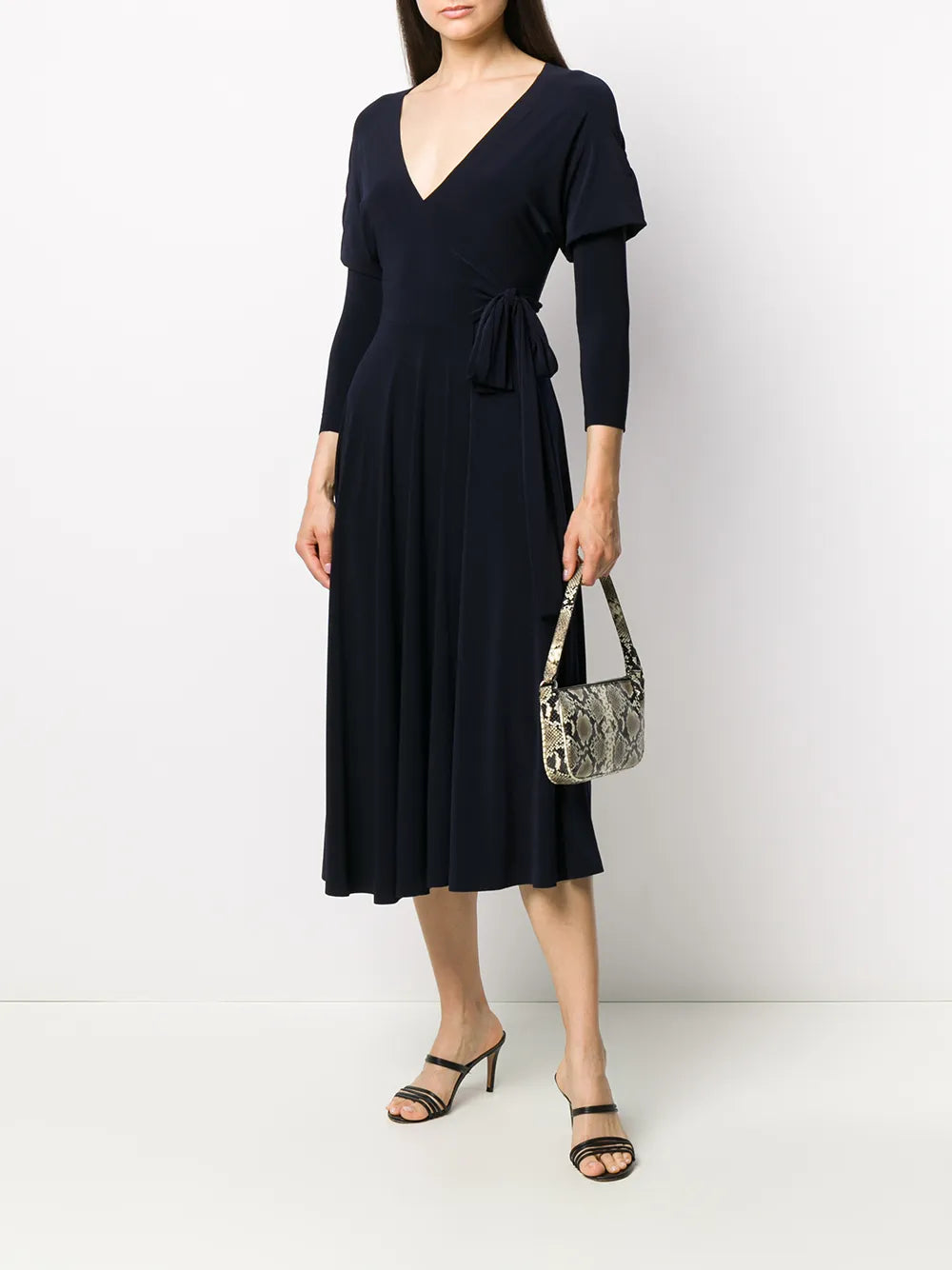 Layered Wrap Dress