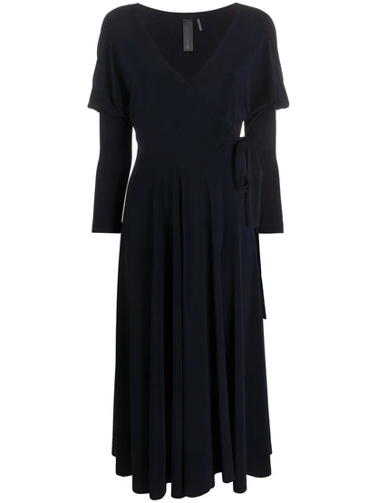 Layered Wrap Dress