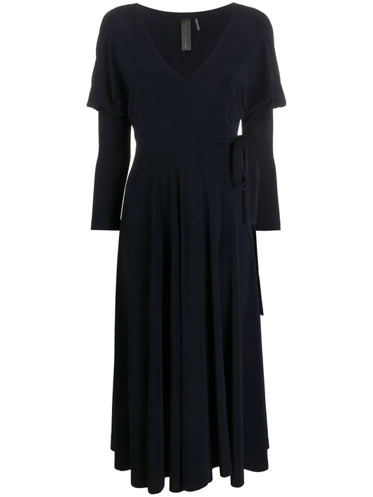 Layered Wrap Dress