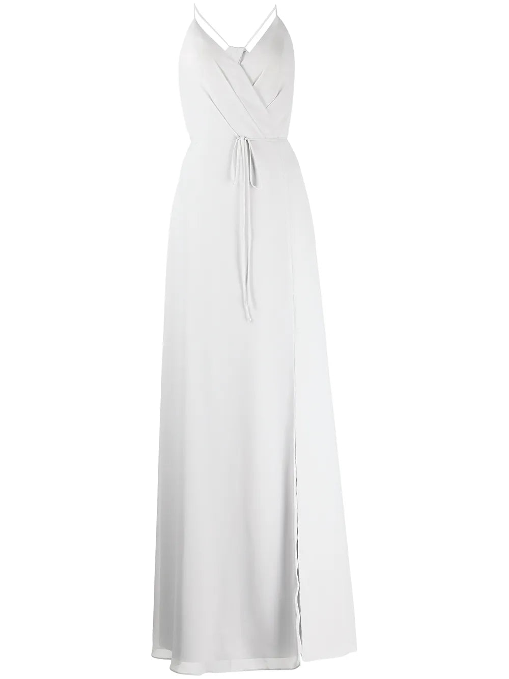 Halterneck Tie-Waist Evening Gown