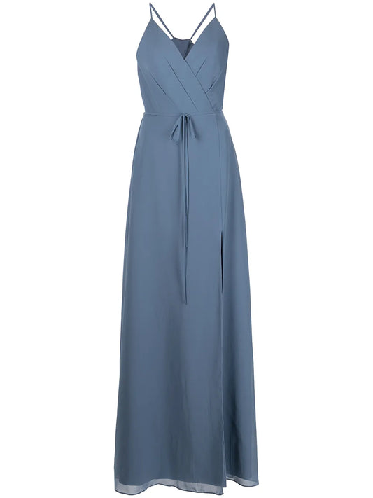 Wrapped Full-Length Gown